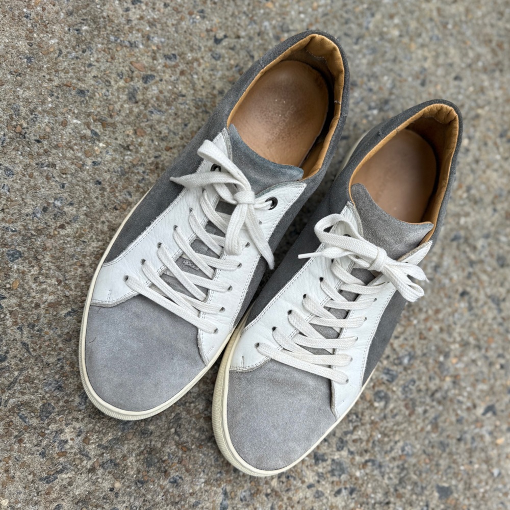 Suitsupply Men's Gray and White Casual Sneakers - Size 44 - Picture 4 of 16